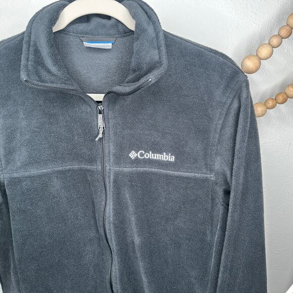 Columbia Dark Grey Fleece Jacket - Picture 2 of 4